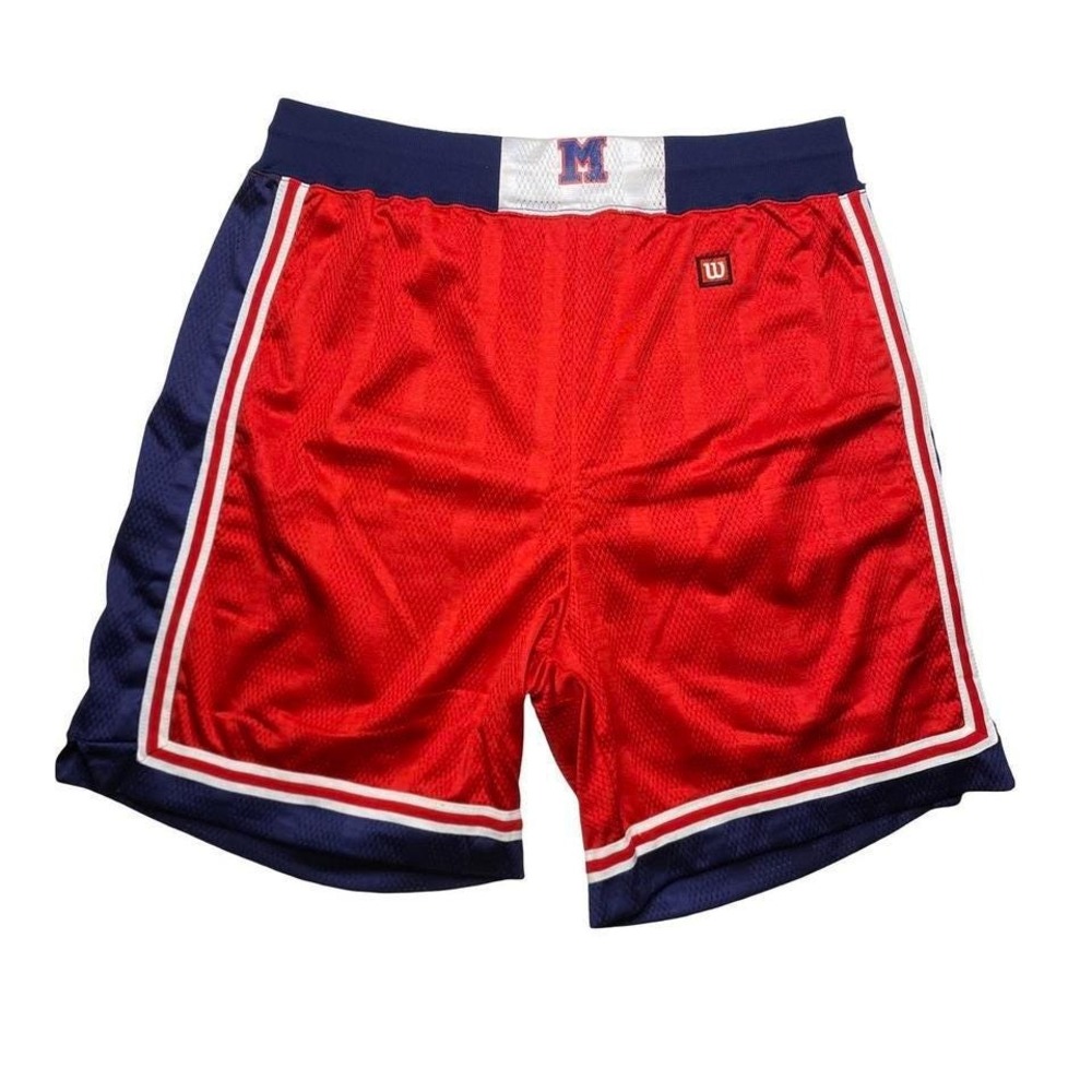 Vintage 90s Ole Miss Rebels college basketball x Wilson Sporting Goods shorts
